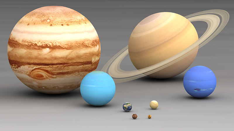 ¿Cuánto miden los planetas?